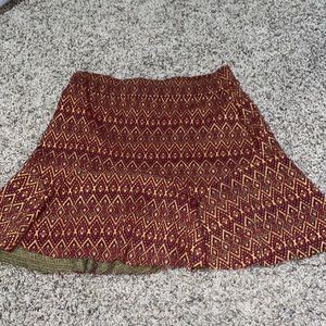 Free People Maroon skirt